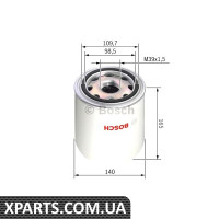 Z8250 Фільтр вологоподілювач пневмосистеми DB VOLVO DAF Bosch 0986628250