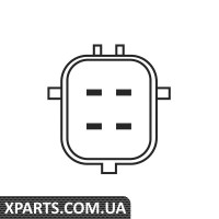 NISSAN Лямбда-зонд Qashqai 07Tiida Note Bosch 0986AG2204