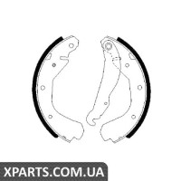 Гальмівні колодки, к-кт. BOSCH 0986487213