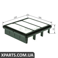 S3968 Фільтр повітряний MAZDA Xedos9 20/25 24V MITSUBISHI 18-24 CHRYSLER 18552230 Bosch 1457433968