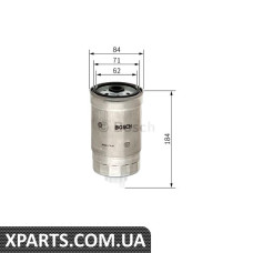 N4187 H168mm Фільтр паливний диз. BMW E36/34 25TD 91-98 Bosch 1457434187