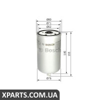 N4447 H153mm Фільтр паливний диз. MAN 46-12084-96 Bosch 1457434447