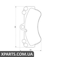 Гальмівні дискові колодки, к-кт. BOSCH 0986424740