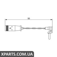 Датчик зносу гальмівних колодок BOSCH 1987473070