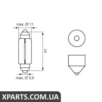 Лампа STANDARD 5W 12V 225 кратн. 10 шт. Bosch 1987302225
