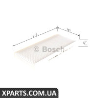 Повітряний фільтр салону 2112 Peugeot 407 Bosch 1987432112
