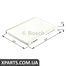 M2122 Фільтр пов. салону AUDI A6 20-4204- Bosch 1987432122