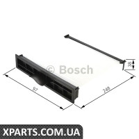 Фільтр салону HYUNDAI SANTA FE 2шт. Bosch 1987432160