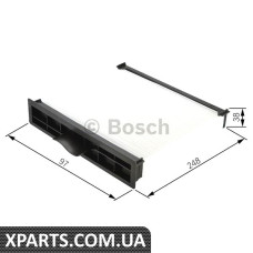 Фільтр салону HYUNDAI SANTA FE 2шт. Bosch 1987432160