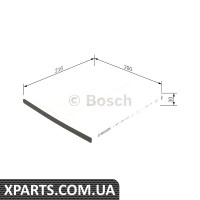 Повітряний фільтр салону 2250 Subaru Forester SG Bosch 1987432250