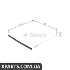 Повiтряний фiльтр салону 2250 Subaru Forester SG Bosch 1987432250