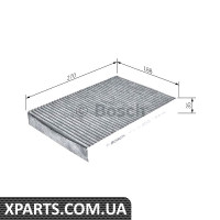 R2549 Фільтр салону вугілля PEUGEOT 508 Bosch 1987432549