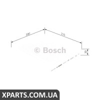 NISSAN Фільтр салону X-Trail 01-Bosch 1987435517