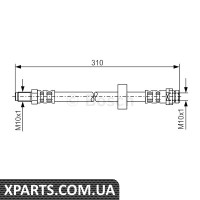 Шланг гальмівний Bosch 1987476883
