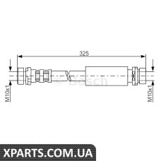 FORD Шланг гальмівний зад. Fiesta 01 Bosch 1987476994