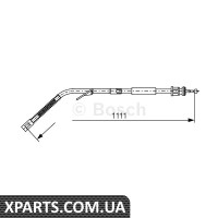 DB Трос ручний. гальм лев. DB 609-814-01 Bosch 1987477126