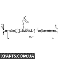 FORD Трос ручного гальма TRANSIT VAN Bosch 1987477174