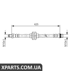 Шланг гальмівний пров. RENAULT MEGANE III GRAND SCENIC 09-Bosch 1987481567