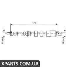 Гальмiвний шланг BMW X1 xDrive E84 F Bosch 1987481678