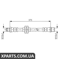Шланг гальмівний RENAULT Master F 23dCi 10 Bosch 1987481695