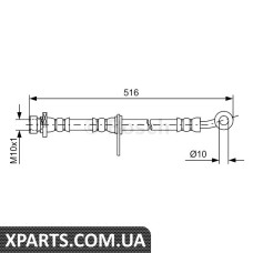 Тормознойшланг Bosch 1987481729