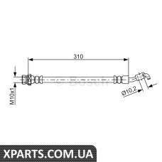 Шланг гальмівнийHYUNDAI/KIA ix35/Sportage RR 16-20 10 Bosch 1987481891