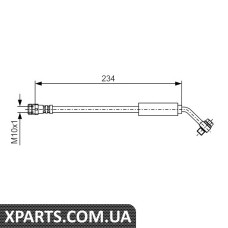 Тормозний шланг 3/Q3/S3/TT/lhambra/Octavia/Superb/Golf/Passat/Touran/Sharan R 12-20 12 Bosch 1987481A15