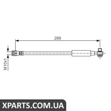 Тормозний шланг SET/SKOD Leon/Octavia 10-20 12 Bosch 1987481A26
