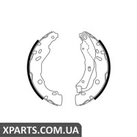 Гальмівні колодки, к-кт. BOSCH 0986487771