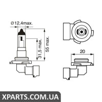 Автомобільна лампа H10 standart 12V WV BOSCH 1987302083