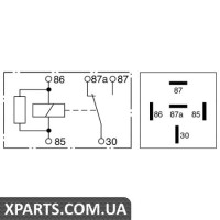 Реле, робочий струм; Реле BOSCH 0332209159