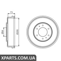 Гальмівний барабан BOSCH 0986477232