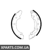Гальмівні колодки, к-кт. BOSCH 0986487570