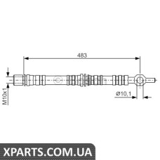 Тормозной шланг BOSCH 1987476002