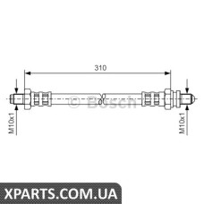 Гальмівний шланг BOSCH 1987476407