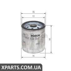 Паливний фільтр BOSCH 1457434300