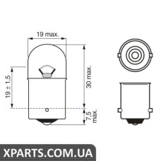 Автомобiльна лампа BOSCH 1987302284