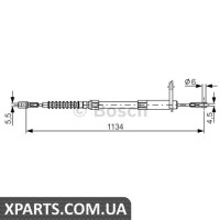 Трос, стоянкова гальмівна система BOSCH 1987477749