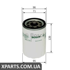 Фільтр масляний BOSCH 0986452046