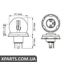 Автомобільна лампа розжарювання BOSCH 1987302421