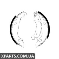 Гальмівні колодки, к-кт. BOSCH 0986487250