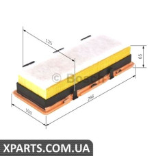 Повітряний фільтр BOSCH 1457433773