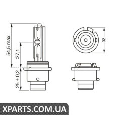 Автомобiльна лампа BOSCH 1987302904