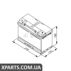 Акумулятор BOSCH 0092S50110