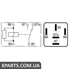 Реле, робочий струм; Реле BOSCH 0986332041