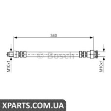 Тормозной шланг BOSCH 1987476393
