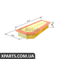 S0134 Фільтр повітряний DB W204/212 18. 14648314 Bosch F026400134