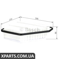 S0171 Фільтр повітря TOYOTAAvensis 092.2D Bosch F026400171