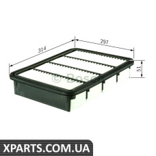 Повітряний фільтр Bosch F026400296