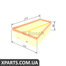 Повітряний фільтр Bosch F026400343